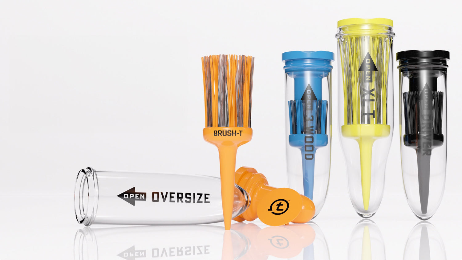 shop all golf performance brush tees in a variety of sizes and lengths for consistent height and farther drives.