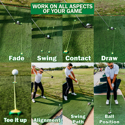 Mixed Pack of Green/Yellow Elastic Lanyards