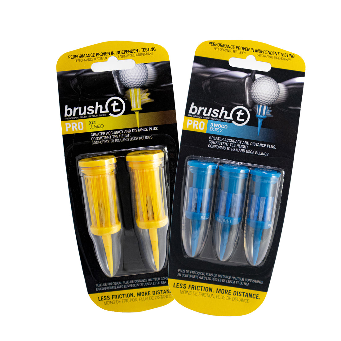 BRUSH-T Essentials Bundle | Premium Plastic Golf Tees