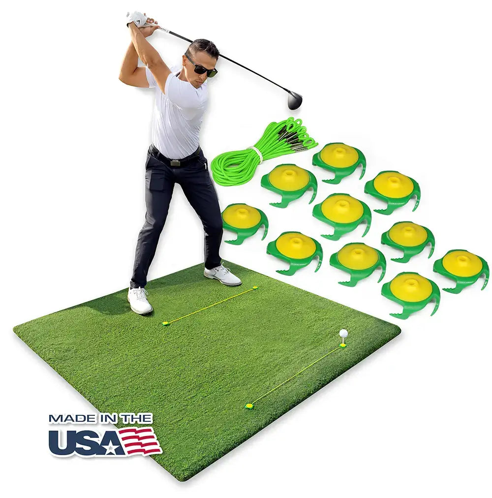 Tee Claw (10) Pack: Green-Yellow