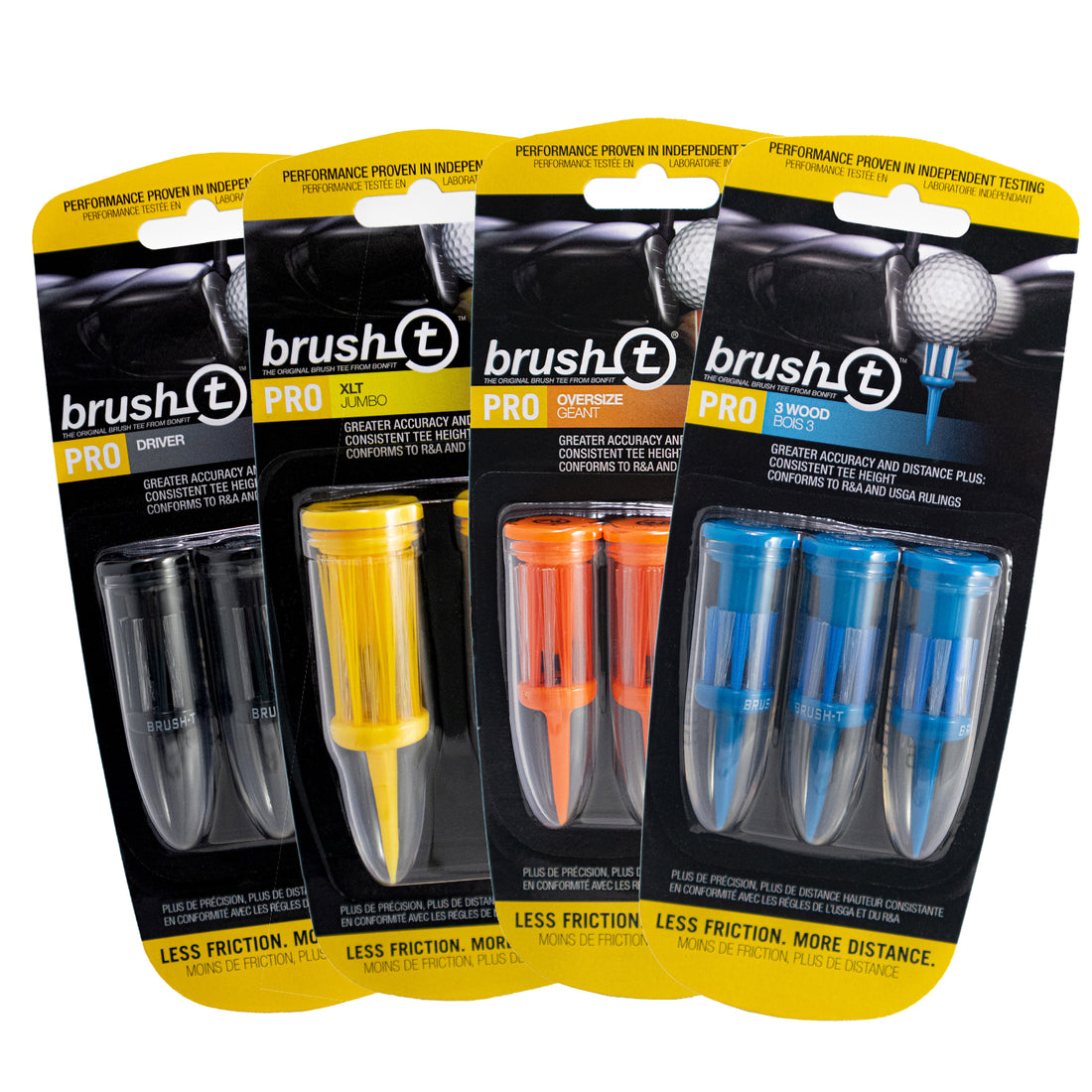 BRUSH-T Starter System | Premium Plastic Golf Tees